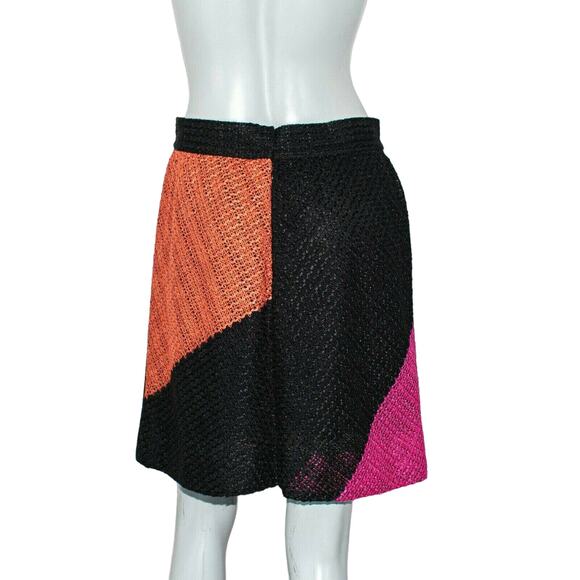 MISSONI Women's Color-Black Knit Skirt Size 44 Made in Italy - Picture 4 of 9